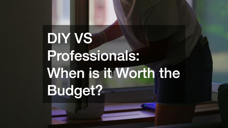DIY VS Professionals  When is it Worth the Budget?